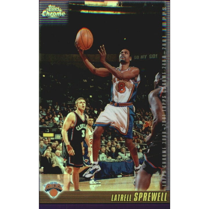 2000-01 Topps Chrome Refractors #15 Latrell Sprewell. rookie card picture