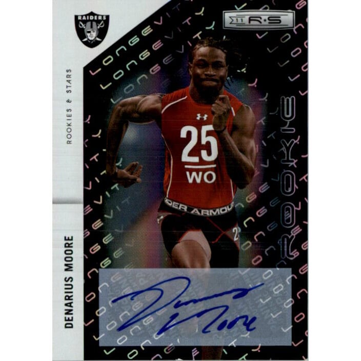 2011 Rookies and Stars Longevity Rookie Autographs #183 Denarius Moore/175