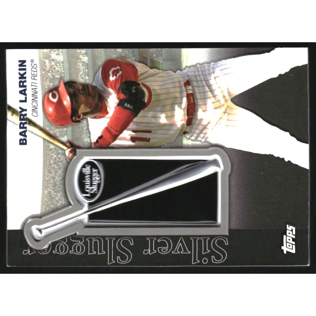 2022 Topps Silver Slugger Award Manufactured Patches Black #SSABL Barry Larkin. rookie card picture