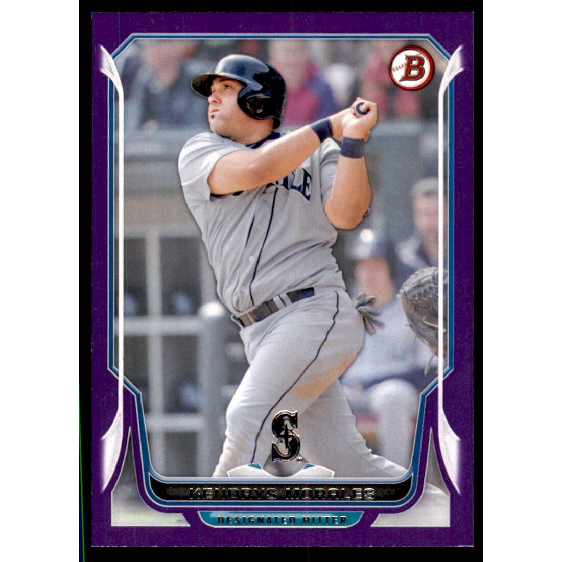 2014 Bowman Purple #71 Kendrys Morales. rookie card picture