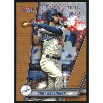 2019 Bowman's Best Orange Refractors #50 Cody Bellinger