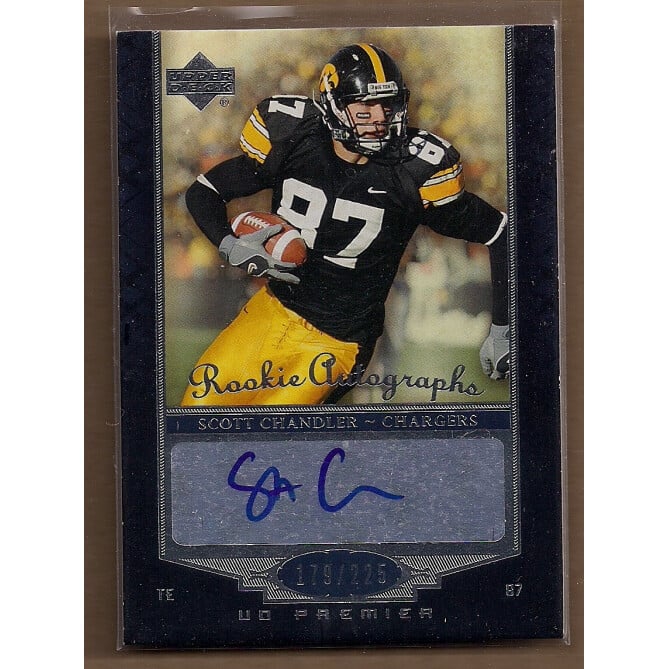 2007 Upper Deck Premier #129 Scott Chandler AU RC