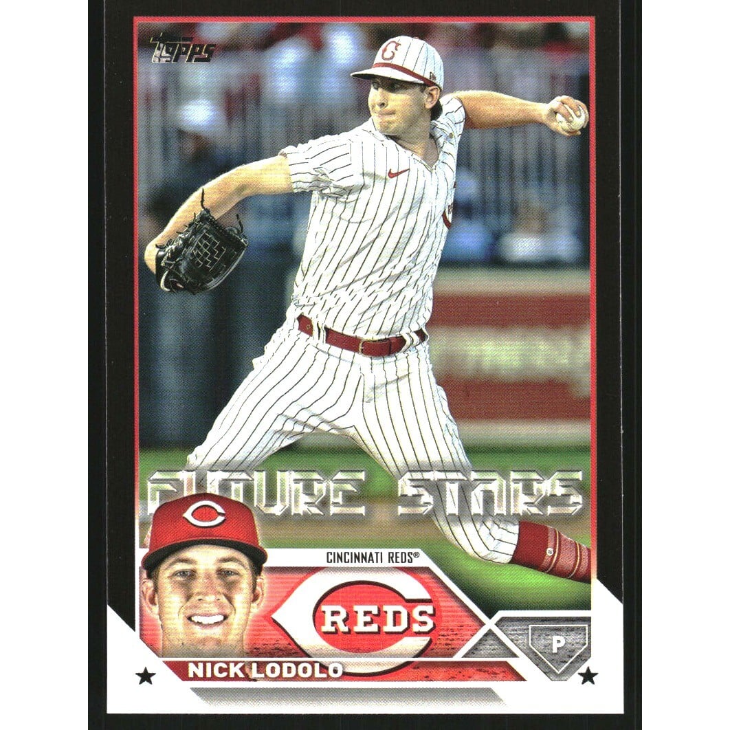 2023 Topps Black #406 Nick Lodolo. rookie card picture