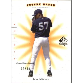2001 SP Authentic Limited #108 Jose Mieses FW