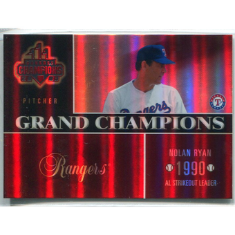 2003 Donruss Champions Grand Champions Holo-Foil #13 Nolan Ryan