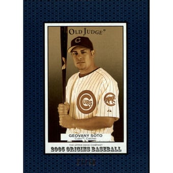 2005 Origins Old Judge Blue #228 Geovany Soto YS