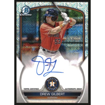 2023 Bowman Chrome Mega Box Autographs #BMADGT Drew Gilbert