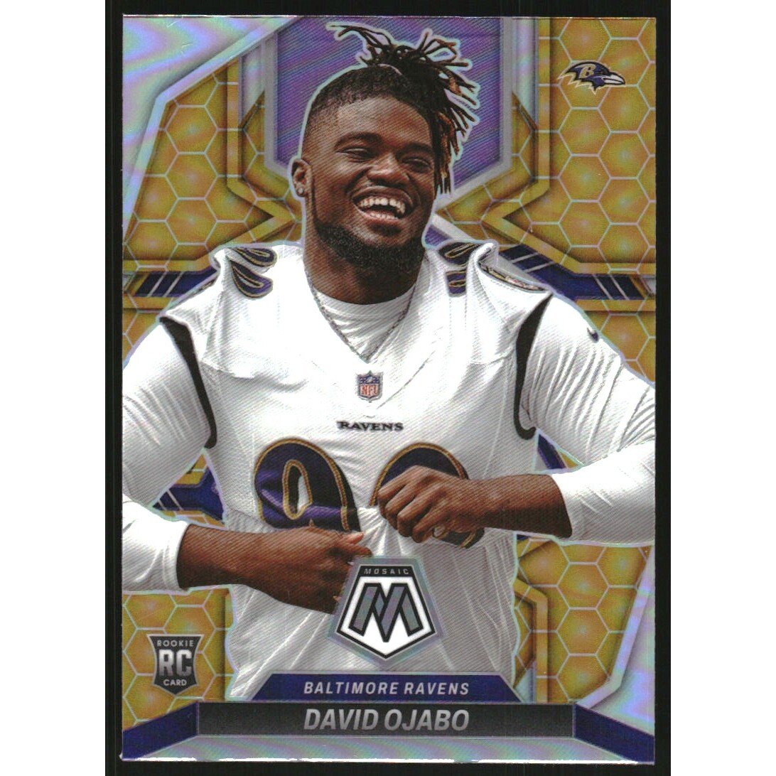 2022 Panini Mosaic Honeycomb #387 David Ojabo. rookie card picture