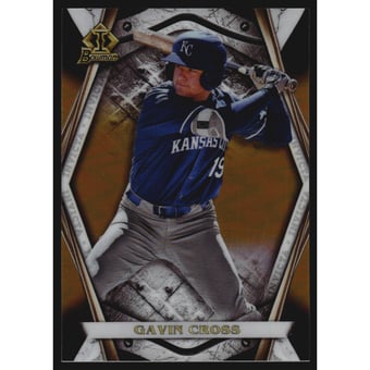 2022 Bowman Chrome Draft Bowman Invicta Gold Refractors #BI8 Gavin Cross