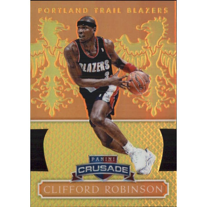 2014-15 Panini Excalibur Crusade Orange Die-Cuts #137 Clifford Robinson. rookie card picture