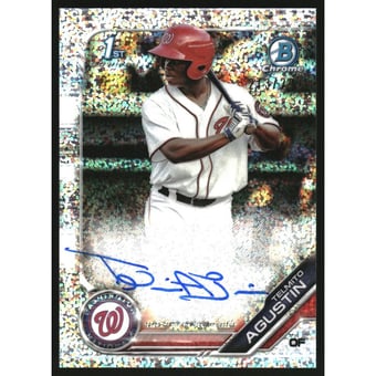 2019 Bowman Chrome Prospect Autographs Speckle Refractors #CPATA Telmito Agustin