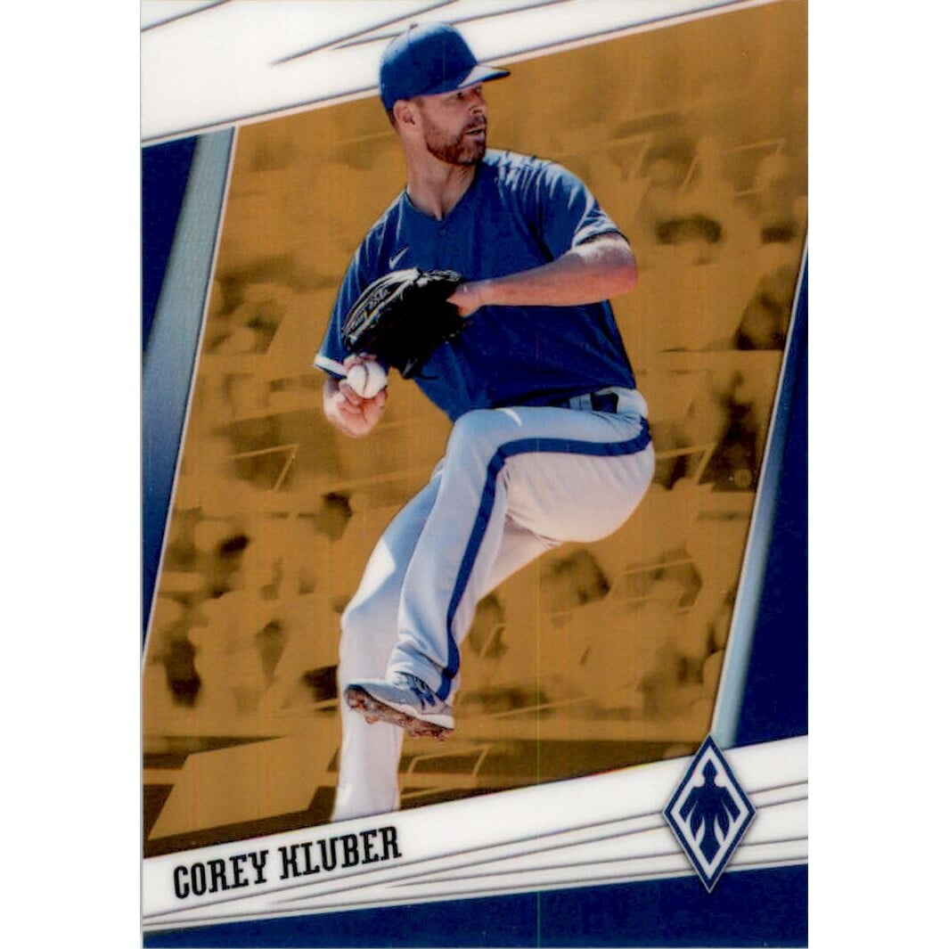 2020 Panini Phoenix Neon Orange #13 Corey Kluber. rookie card picture