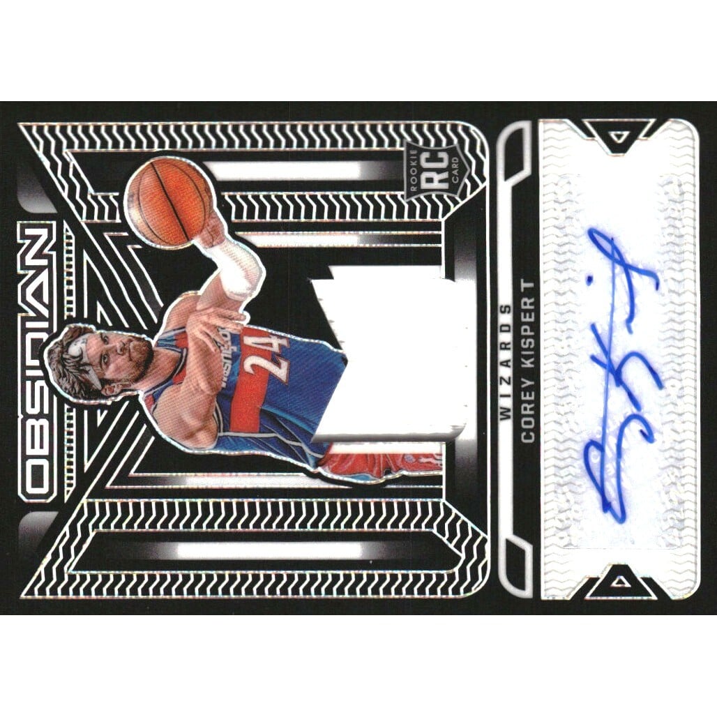 2021-22 Panini Obsidian Rookie Jersey Ink #12 Corey Kispert/75