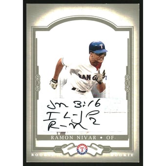 2004 Donruss Classics Significant Signatures Green #193 Ramon Nivar ROO/100
