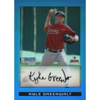 2009 Bowman Chrome Prospects Blue Refractors #BCP135 Kyle Greenwalt
