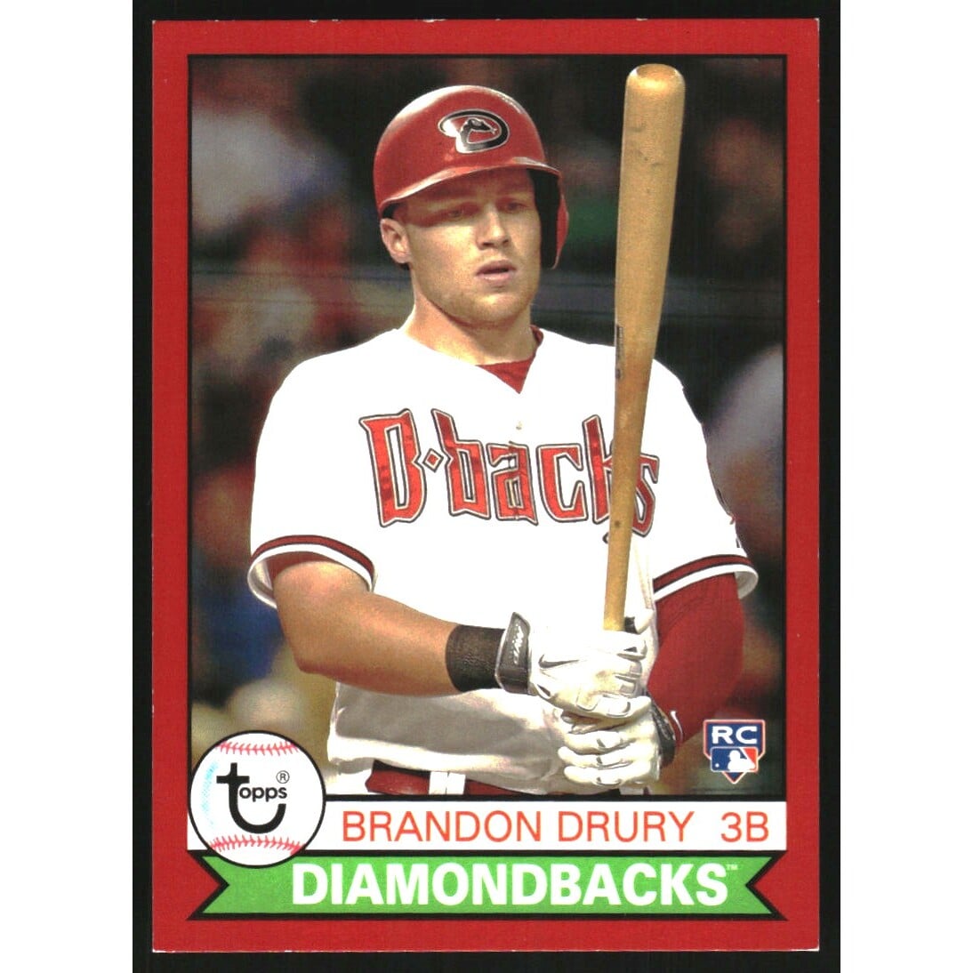 2016 Topps Archives Red #179 Brandon Drury. rookie card picture