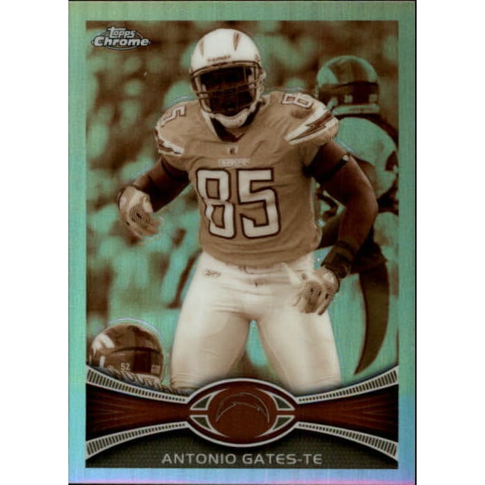 2012 Topps Chrome Sepia Refractors #208 Antonio Gates. rookie card picture