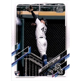 2021 Topps Update Photo Variations #US312A Andrew Vaughn/jumping at wall