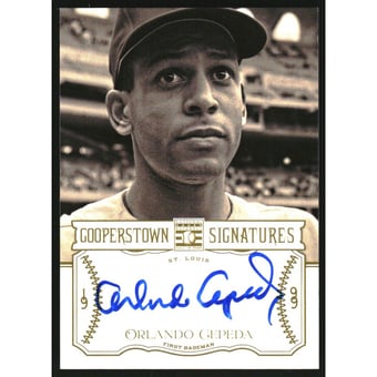 2013 Panini Cooperstown Signatures #HOFORL Orlando Cepeda/25