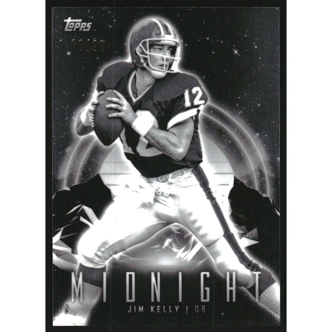 2024 Topps Midnight Equinox #12 Jim Kelly. rookie card picture
