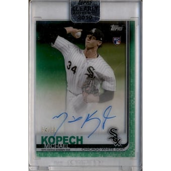 2019 Topps Clearly Authentic Autographs Green #CAAMK Michael Kopech