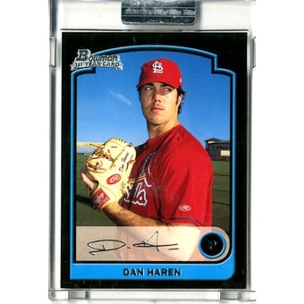 2003 Bowman Uncirculated Silver #167 Dan Haren