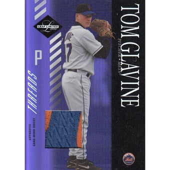 2003 Leaf Limited Threads Prime #46 Tom Glavine Mets H