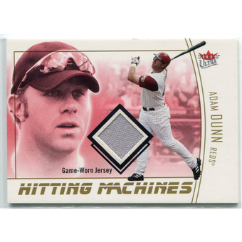 2004 Ultra Hitting Machines Jersey Gold #AD Adam Dunn