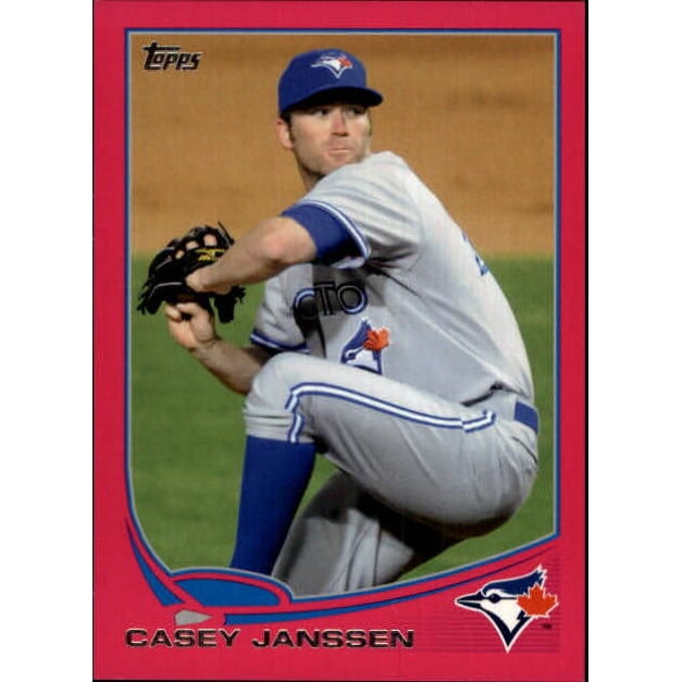2013 Topps Mini Pink #354 Casey Janssen. rookie card picture