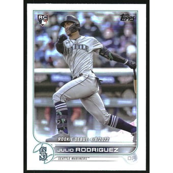 2022 Topps Update Rainbow Foil #US97 Julio Rodriguez
