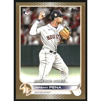 2022 Topps Update Gold #US276 Jeremy Pena