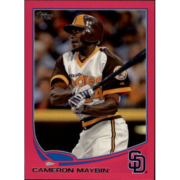 2013 Topps Mini Pink #324 Cameron Maybin. rookie card picture