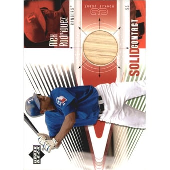 2002 Upper Deck Rookie Debut Solid Contact #AR Alex Rodriguez