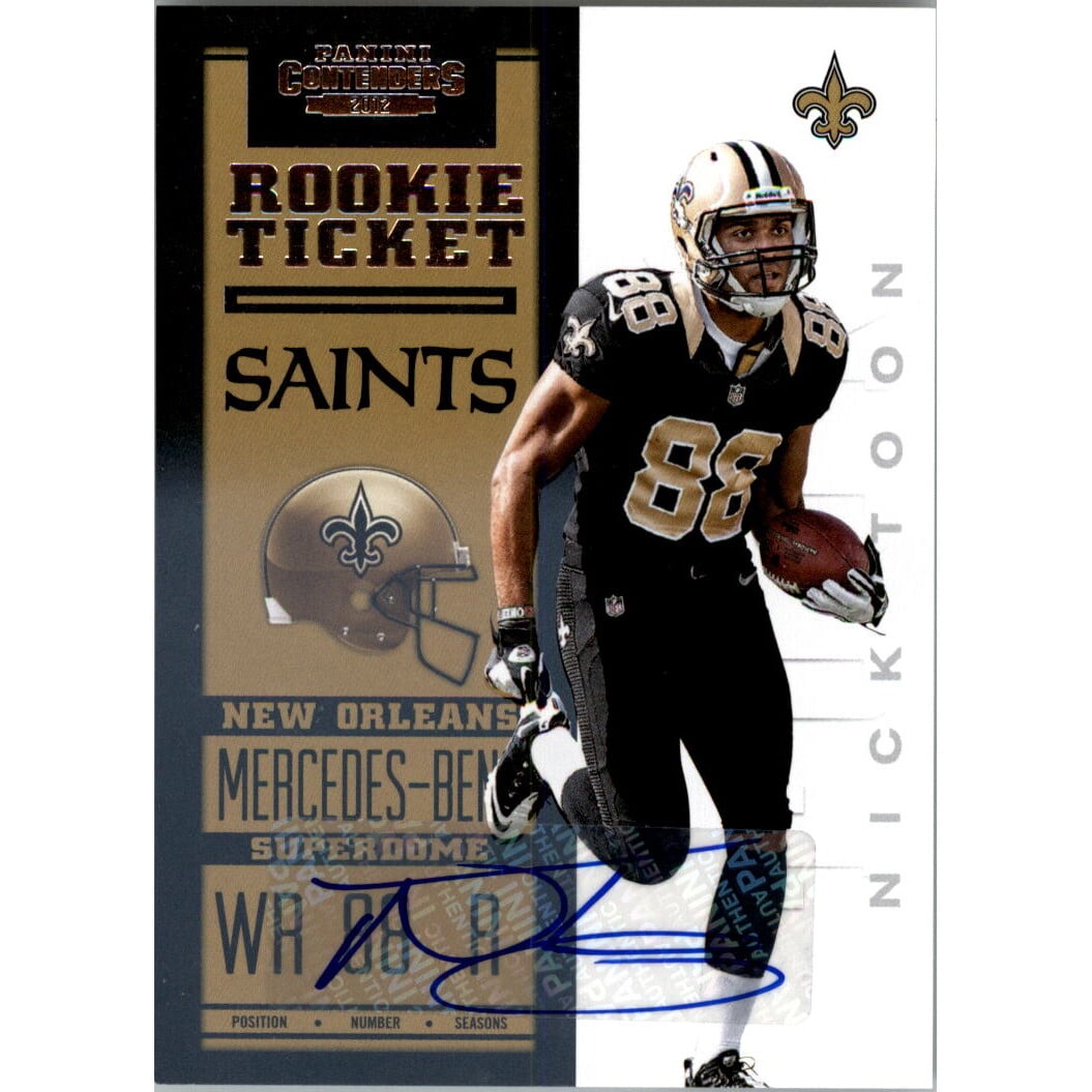 2012 Panini Contenders #230A Nick Toon AU RC EXCH. rookie card picture