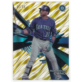 2015 Topps High Tek Gold Rainbow #HTRCO Robinson Cano