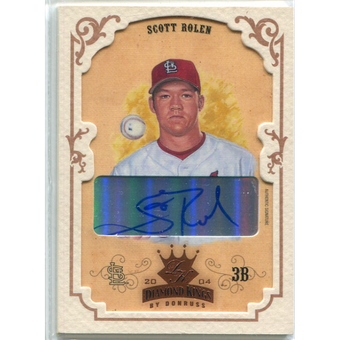 2004 Diamond Kings DK Signatures Framed Bronze #104 Scott Rolen/5