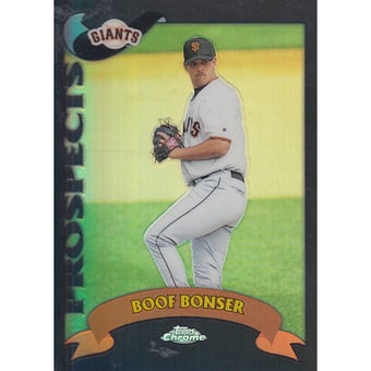 2002 Topps Chrome Black Refractors #317 Boof Bonser PROS