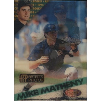 1994 Sportflics Rookie/Traded Artist's Proofs #127 Mike Matheny