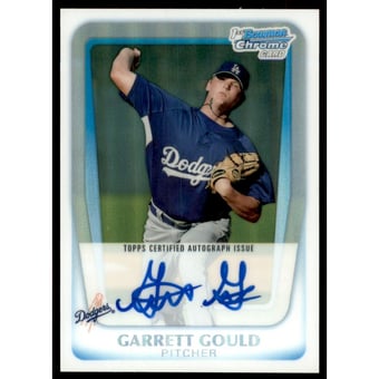 2011 Bowman Chrome Prospect Autographs Refractors #BCP167 Garrett Gould