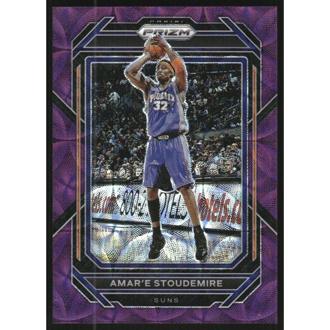2022-23 Panini Prizm Prizms Choice Purple #287 Amar’e Stoudemire