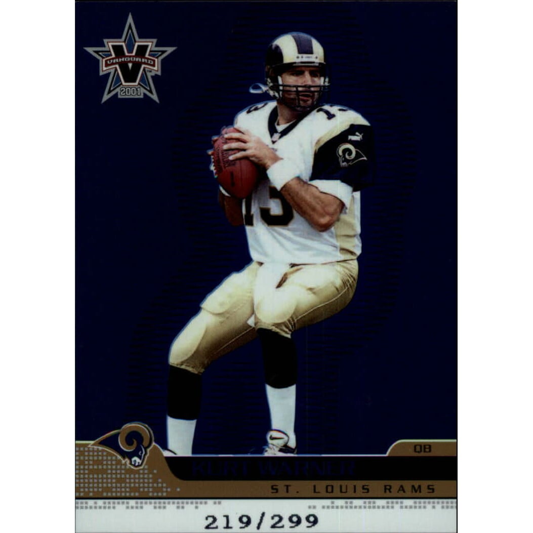 2001 Vanguard Blue #80 Kurt Warner
