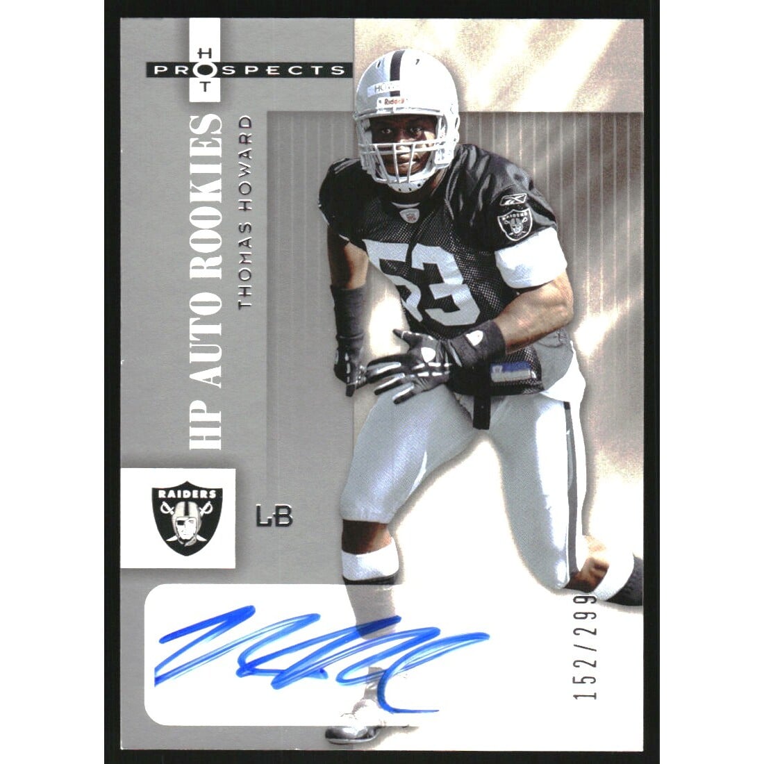 2006 Hot Prospects #184 Thomas Howard AU RC
