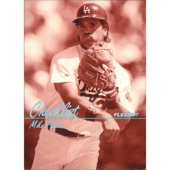 1997 Fleer Tiffany #497 Mike Piazza CL