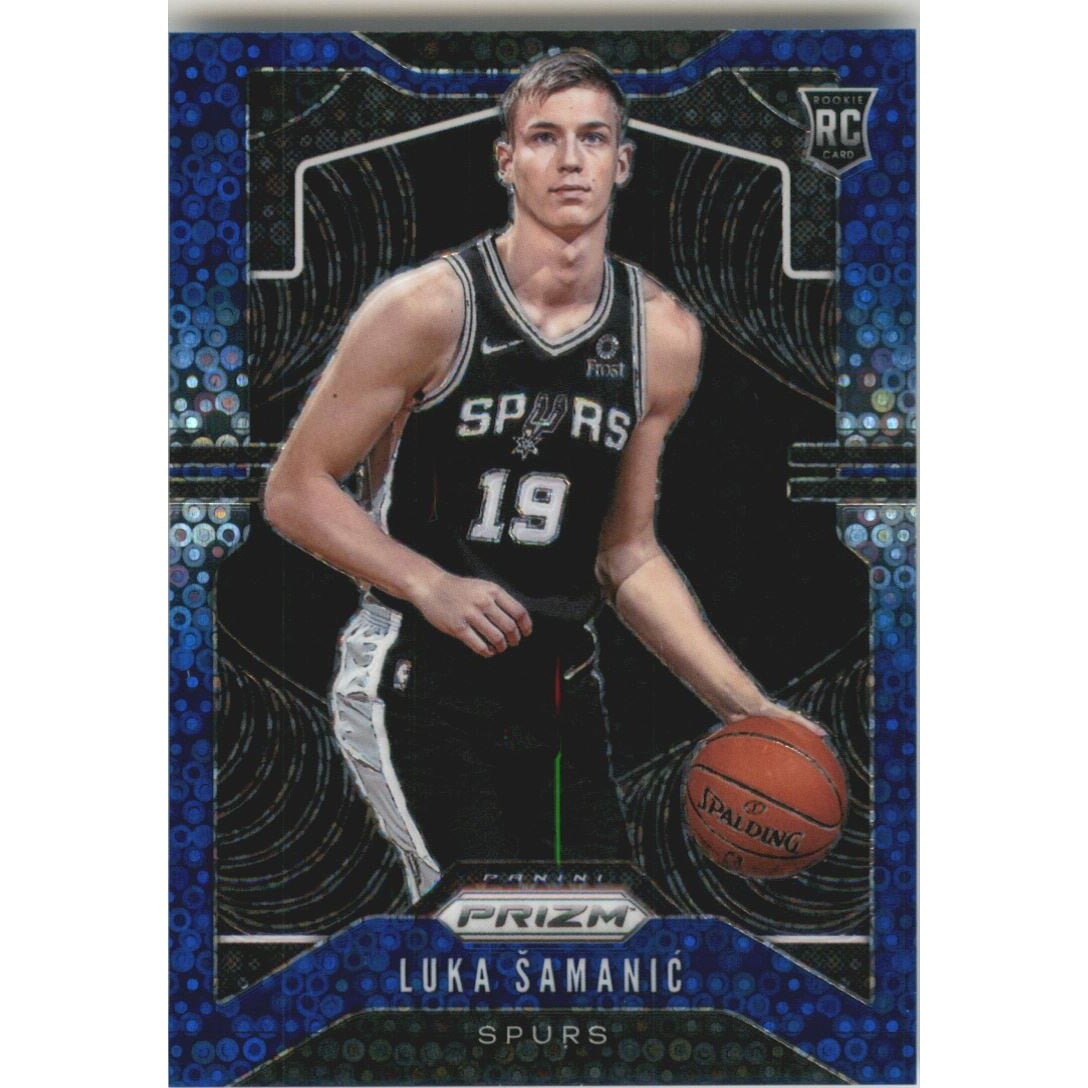 2019-20 Panini Prizm Prizms Fast Break Blue #265 Luka Samanic. rookie card picture