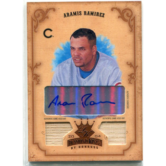 2004 Diamond Kings DK Combos Bronze #74 Aramis Ramirez Bat-Bat/15