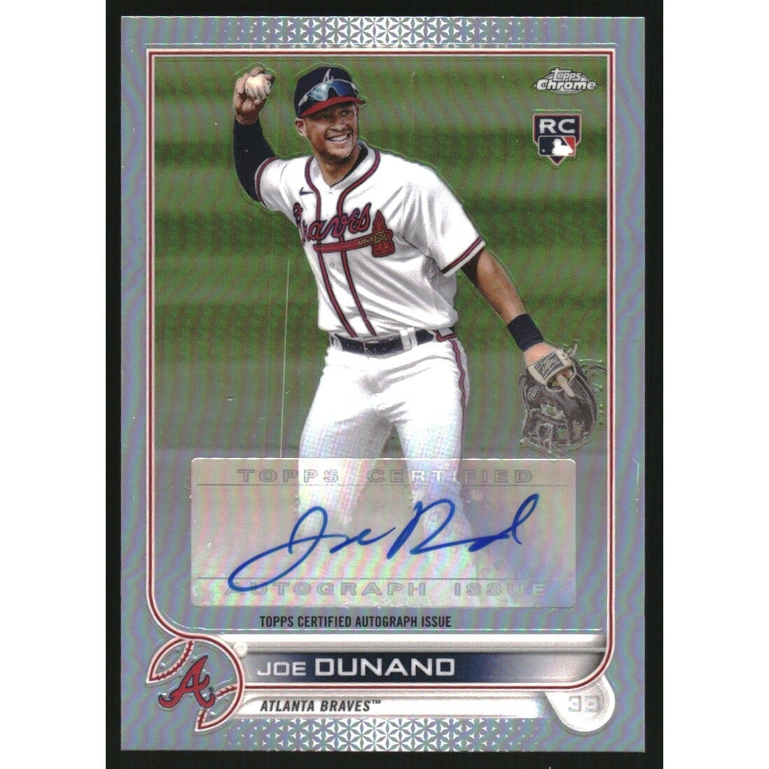 2022 Topps Chrome Update Autographs #ACJDD Joe Dunand. rookie card picture