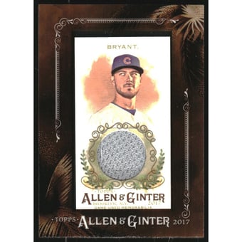 2017 Topps Allen and Ginter Framed Mini Relics #MRKB Kris Bryant
