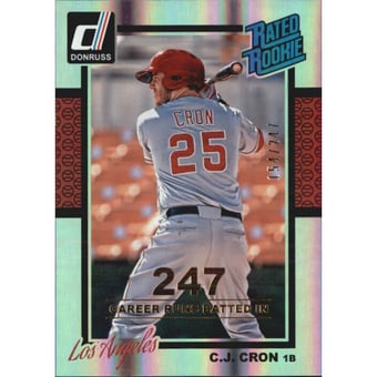 2014 Donruss Stat Line Career #256 C.J. Cron/247