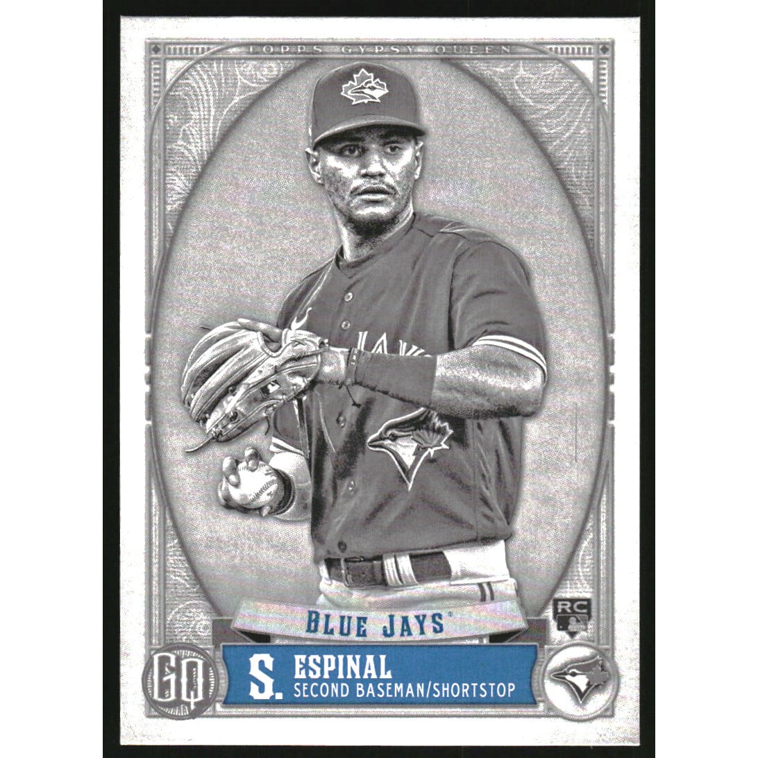 2021 Topps Gypsy Queen Black and White #62 Santiago Espinal. rookie card picture