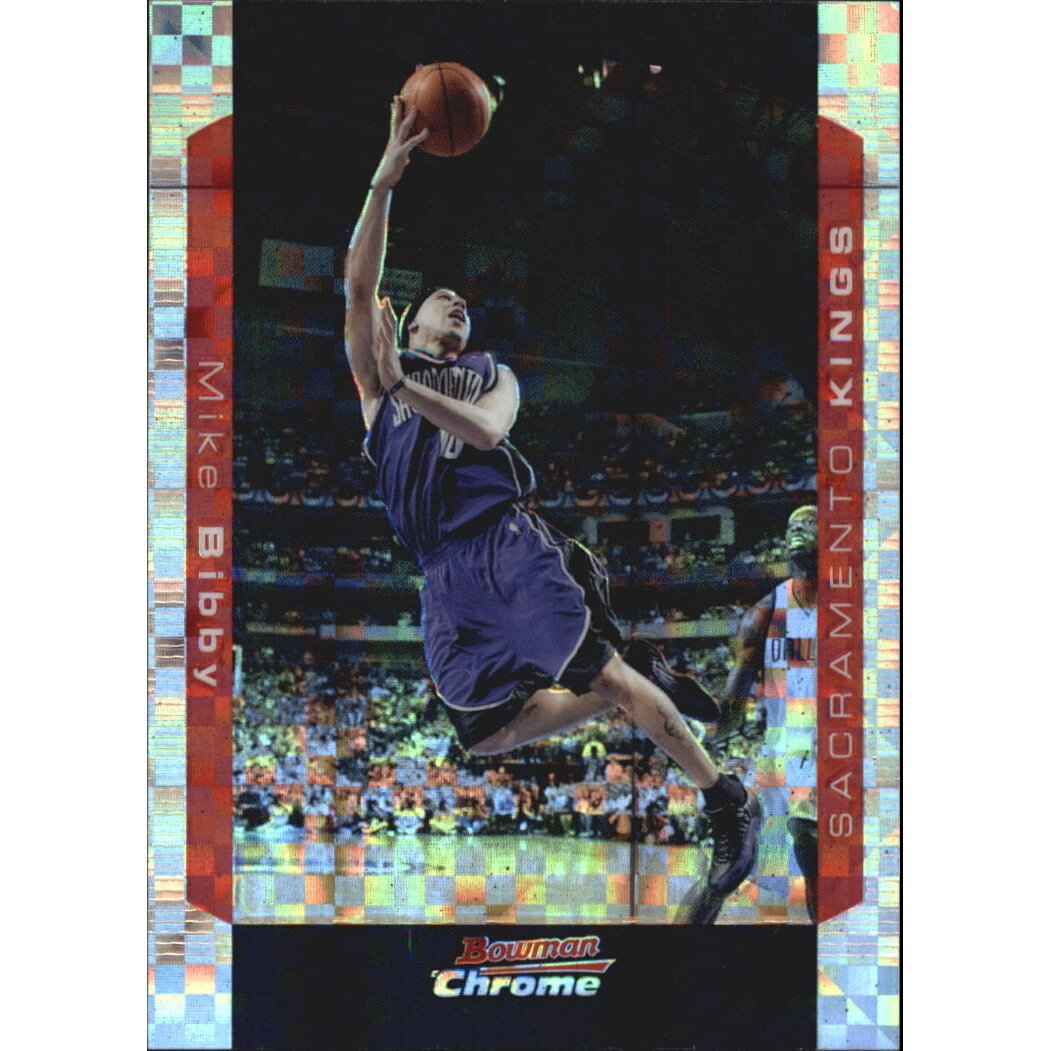 2004-05 Bowman Chrome X-Fractors #87 Mike Bibby. rookie card picture